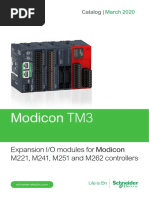 Catalog Modicon TM3 Expansion IO Modules For Modicon M221 M241 M251 and M262 PLC