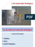 4.1 Raccolta Del Materiale Biologico