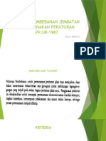 Metode Pembebanan Jembatan Menggunakan Peraturan PPJJR-1987