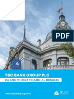 TBC Bank announces unaudited 2Q and 1H 2022 Consolidated Financial Results