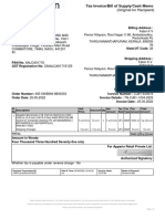 Tax Invoice Details for Hard Drive Purchase