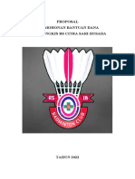 Proposan Bantuan Dana Badminton 2022