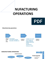 Manufacturing Operations