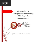 SCOSMAN 1. Introduction To Management Accounting Strategic MGT Module