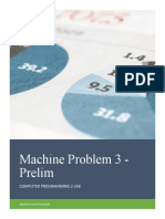 Machine Problem 3 - Prelim - CP2