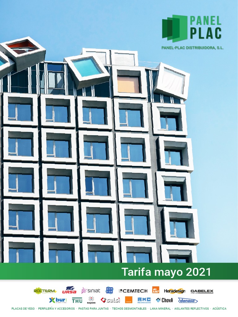 Panel Plac Tarifa 15 Mayo 2021 | PDF | Factura | Materiales