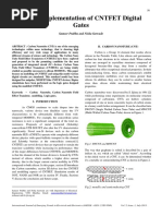 Hspice Implementation of CNTFET Digital Gates