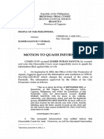PRACTICE COURT 1 RTC Defence - Motion to Quash People-Vs.-santos-Parricide