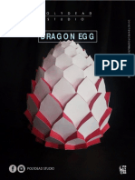 Build a paper dragon egg step-by-step