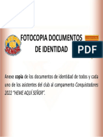 13 Fotocopia Documentos de Identidad