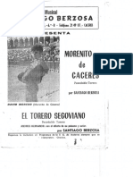 Morenito de Cáceres - El Torero Segoviano