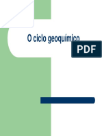Ciclo geoquimico - 2003