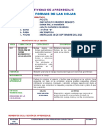 Actividad 28 de Septiembre Nelith