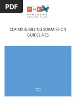 Billing Claims Submission Guidelines - V9.1