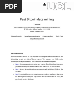 Fast Bitcoin Data Mining