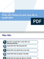 Chương 10 - Phân Tích Thông Tin Phù Hợp Để Ra Quyết Định