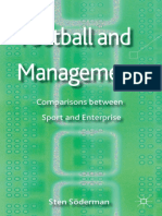 Sten Söderman (Auth.) - Football and Management - Comparisons Between Sport and Enterprise-Palgrave Macmillan UK (2013)