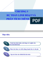 Chương 5 Dự Toán Linh Hoạt Và Phân Tích Chênh Lệch