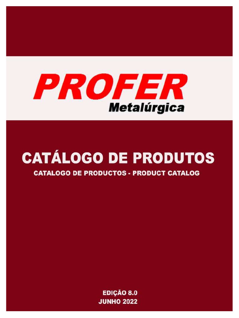 Catálogo de Peças Profer | PDF | Ferramentas de corte | Ferramentas