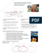 Tarea de Razonamiento Matemático PROBLEMAS CON CONJUNTOS