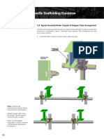 UKCS Offshore Scaffolding Gravlock Girder Coupler Arrangement