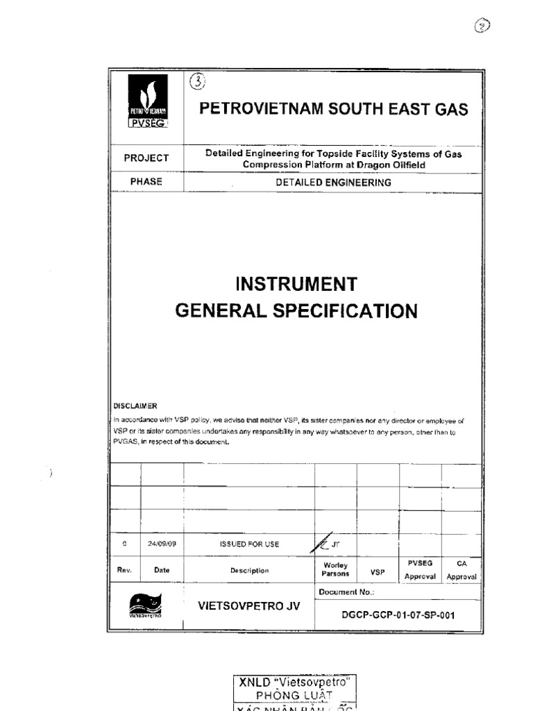 Gas Compression Platform Specs | PDF | Science | Engineering