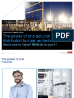 What Is New in ABB Relion REB500 External Webinar PPT 4CAE000262 Rev