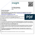 Industrial Management & Data Systems: Article Information