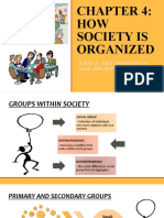 CHAPTER 4 - How Society Is Organized