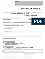 Certificat Medical Initial Ou de Prolongation