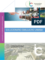 Solucionario Simulacro Unmsm - 2021 CA.