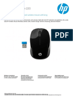 HP Wireless Mouse 220: An Ambidextrous Travel-Sized Wireless Mouse With Long Battery Life