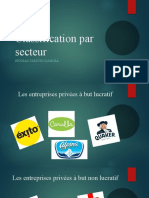 Classification par secteur