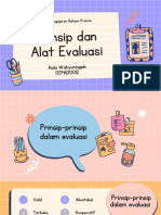 Prinsip dan Alat Evaluasi -Aida Wahyuningsih