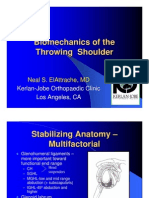 Biomechanics of The Throwing Shoulder