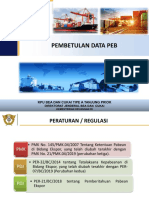 Sosialisasi - Materi Pembetulan Data PEB