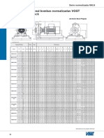 Tabla dimensional de bombas normalizadas VOGT NM