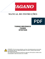 Manual Torno Mecânico Nagano