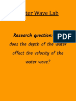 Water Wave Lab - Practice IA