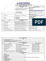 Syllabus For First Assessment - UKG