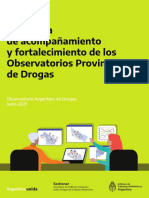 Fortalecimiento de Observatorios Provinciales de Drogas