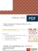 How To Tackle Visual Text Questions
