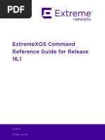 EXOS Command Reference 16 1