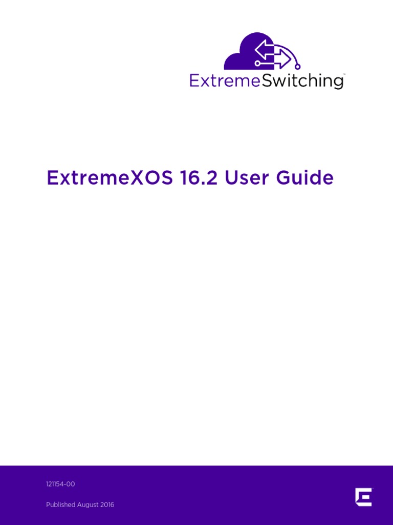 EXOS User Guide 16 2 | PDF | Ip Address | Command Line Interface