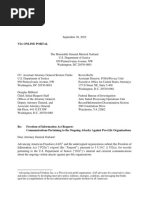 FOIA Request To DOJ On Violence Against Pro-Life Orgs