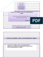 Legislação sobre Educação Profissional (PIREP