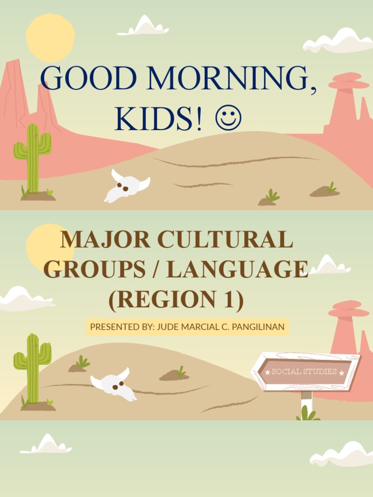 Major Cultural Groups of Region 1 | PDF | Philippines | Southeast Asia