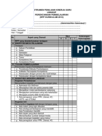 Instrumen Penilaian Kinerja Guru Lingkup Perencanaan Pembelajaran (RPP Kurikulum 2013)