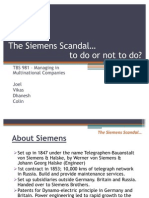 Siemens Scandal (Latest)