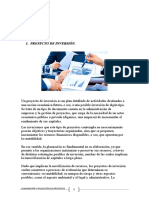 Elaboracion de Proyectos de Inversion - Practica 1 PDF